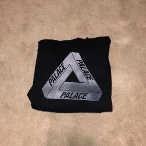 PALACE Black Pull-Over Hoodie